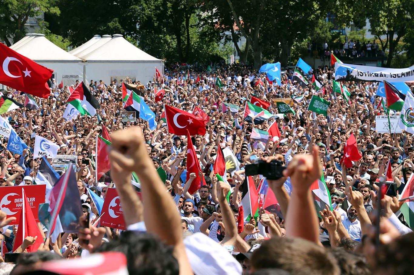 İstanbul’dan Siyonist işgalcilere büyük tepki